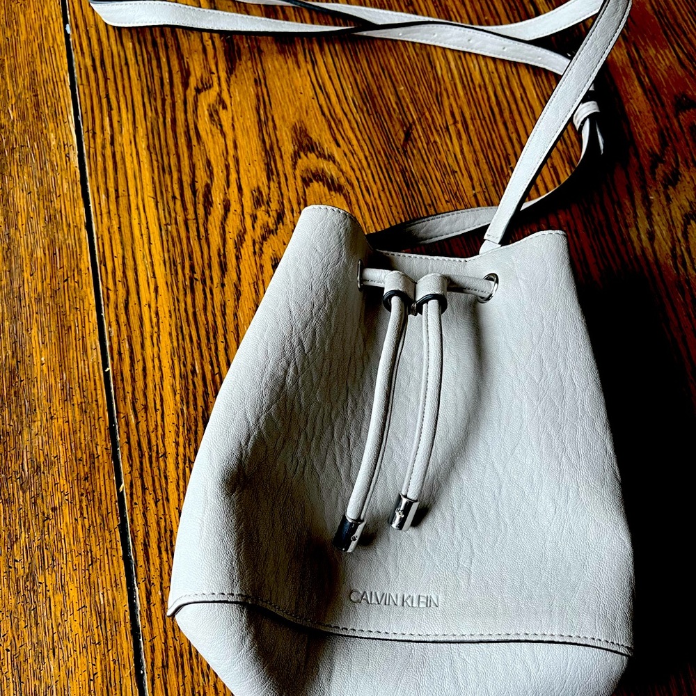 Calvin Klein drawstring pocket book